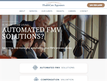 Tablet Screenshot of healthcareappraisers.com
